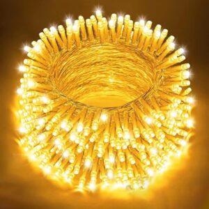 Warm white fairy lights 36 feet long with 40 LED bulbs – perfect for Diwali, Christmas, weddings, and home decoration
