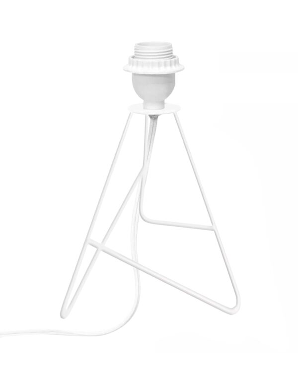 Top-Rated Retro Metal Table Lamp – Homesake® Bedside Light with Pleated Shade (White) - Image 4