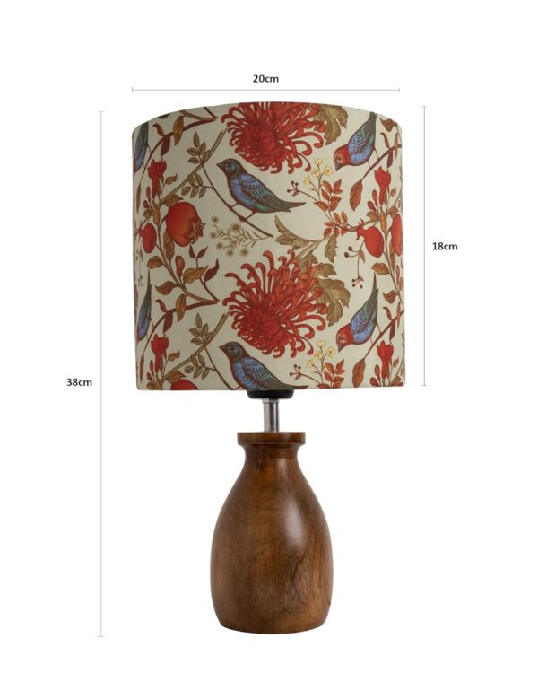 Wooden Table Lamp – Homesake® Bird Design Bedside Night Lamp for Home Decor - Image 4