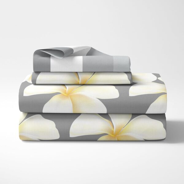Cotton Bedsheet Double Bed – Elegant 144 TC Floral Set - Image 4