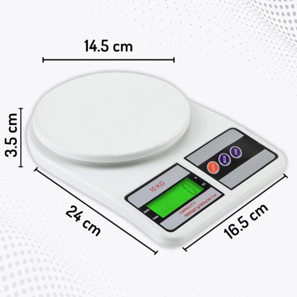 Kitchen Weight Machine – 10Kg Digital Scale for Home Use - Image 5