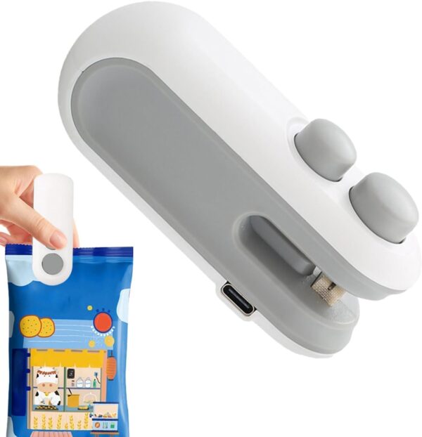 Sealing Clip – Portable Mini Sealing Machine for Snacks, Food & Plastic Bags | Handheld Heat Sealer – Multicolor - Image 8