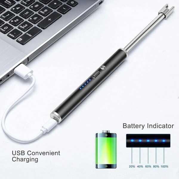 Electric Lighter for Candles – Rechargeable & Windproof Arc - Image 3