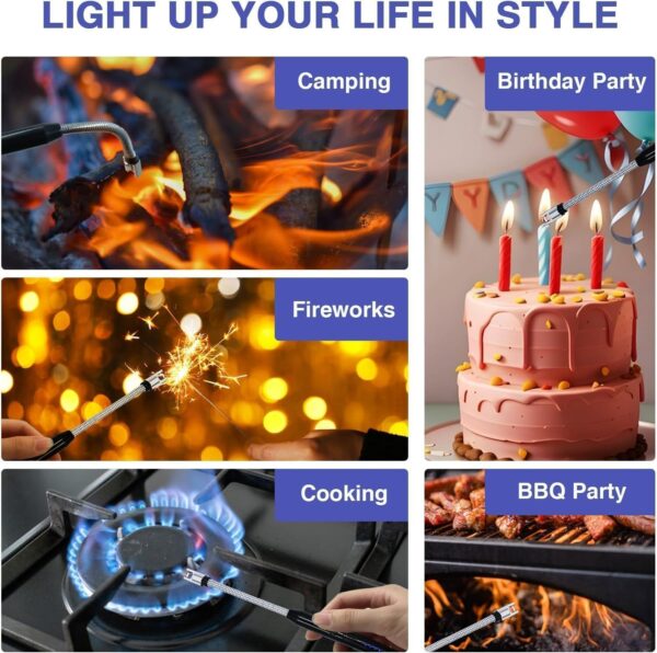 Electric Lighter for Candles – Rechargeable & Windproof Arc - Image 6