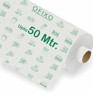 500g Food Wrapping Paper Roll – 50 Meters Non-Stick Parchment