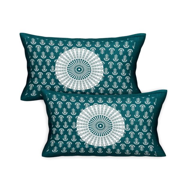 Pure 100% Cotton Double Bed Sheet with 2 Pillow Covers - Image 4