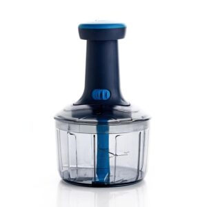 Manual Hand Press Chopper with 3 Blades – 725ml