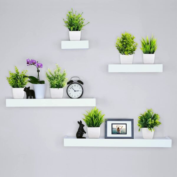 Artificial Potted Plants – 8 Pack Small Faux Eucalyptus Plants for Home, Bathroom, Office Decor - Image 7