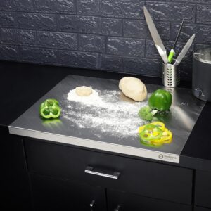 Large Stainless Steel Chopping Board for Countertop