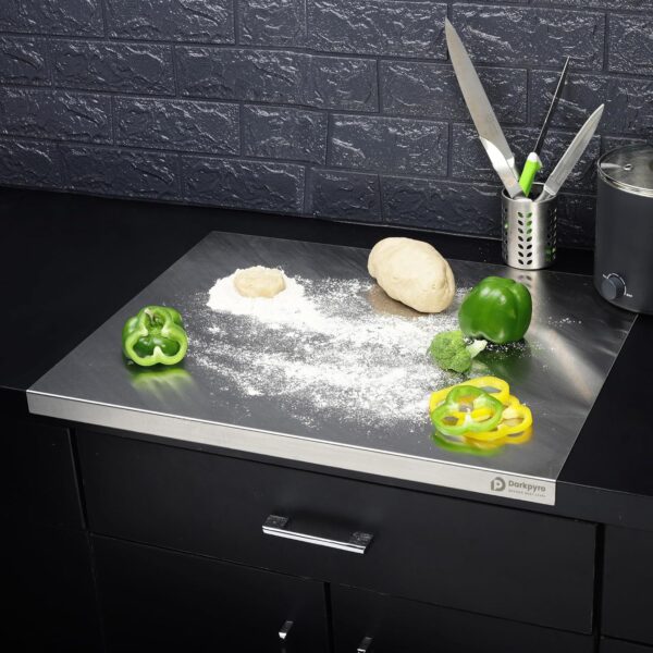 Large Stainless Steel Chopping Board for Countertop