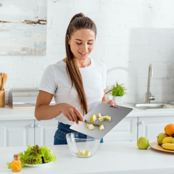 Stainless Steel Cutting Board – Large 36x25 cm Chopping Pad - Image 5