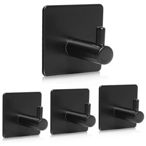 Wall-mounted towel hooks for bathroom use, ideal for hanging towels and robes under ₹1000.