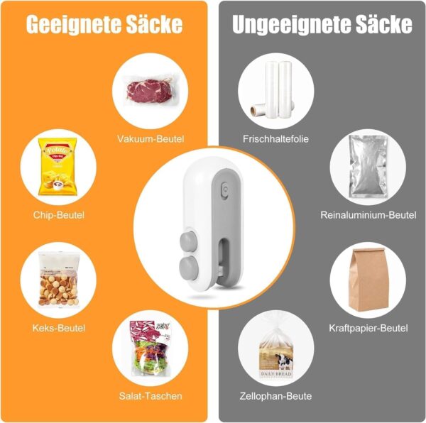 Sealing Clip – Portable Mini Sealing Machine for Snacks, Food & Plastic Bags | Handheld Heat Sealer – Multicolor - Image 5