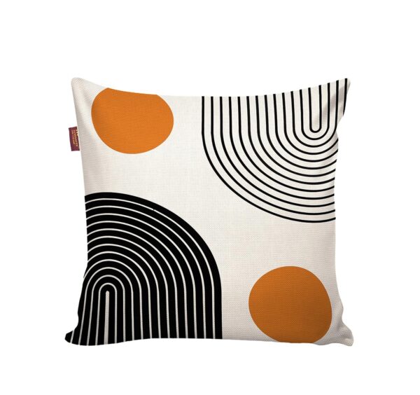 Geometric Cotton Cushion Covers – Premium Set of 5 (16x16 Inch) - Image 6