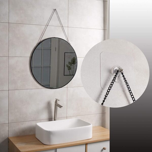 Transparent Adhesive Wall Hooks – No Drill, 10 Pcs Set - Image 5