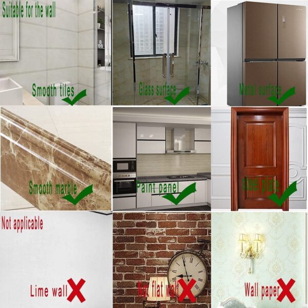 Transparent Adhesive Wall Hooks – No Drill, 10 Pcs Set - Image 3