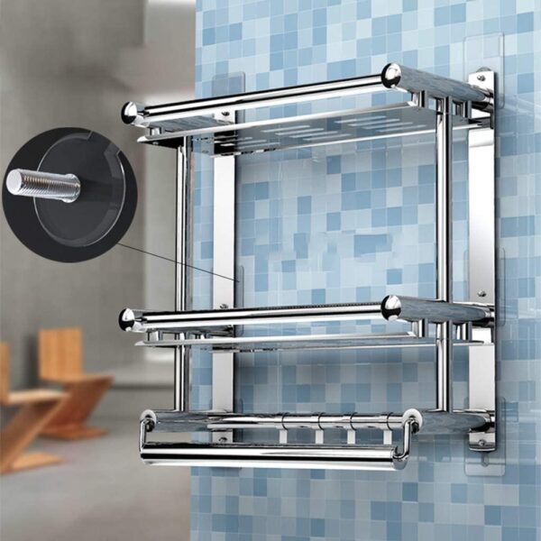 Transparent Adhesive Wall Hooks – No Drill, 10 Pcs Set - Image 2