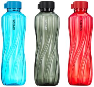 Amazon Solimo Plastic Fridge Bottles Set – 3 BPA-Free Lightweight Bottles Under ₹1000