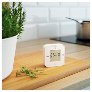 IKEA TROMMA Table Clock – Minimalist White Analog Clock Under ₹1000