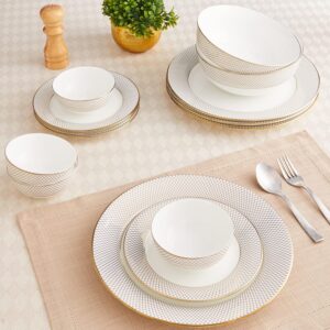 Solimo 14-Piece Melamine Dinner Set – Budget-Friendly Floral Plates Under ₹1000