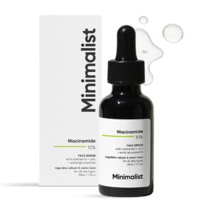 Minimalist 10% Niacinamide Serum – Brightening & Pore-Minimizing Serum Under ₹1000