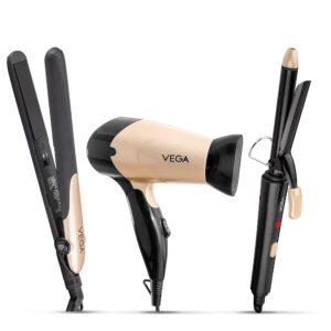 Vega 3-in-1 Hair Styler – Curl, Crimp & Straighten Under ₹1000