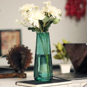 Decorative glass vase for table or shelf décor under ₹1000