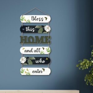 Wooden “Home Sweet Home” wall hanging décor for Indian homes