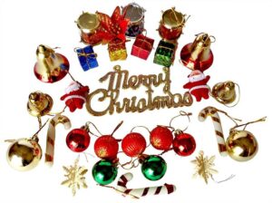 WebelKart 19 Piece Christmas Tree Decorations Set