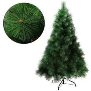 Pop the Party 6 feet Christmas pine tree decorated with ornaments and lights — ideal for home and office holiday décor.