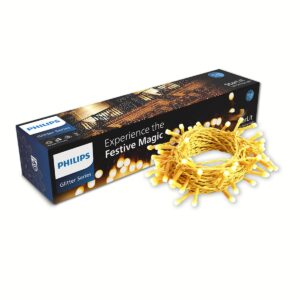 Philips Starlit 12 meter warm white string lights with 72 LEDs for festive home decoration