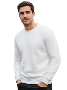 Neostreak men’s cotton round neck sweatshirt for winter