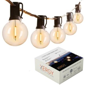 XERGY G40 globe outdoor string lights – best balcony and patio lights under 1000