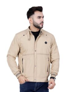 Dollar TPU winter jacket for men – lightweight standing collar jacket regular fit