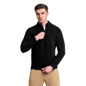 Boldfit breathable half zipper men’s sweatshirt for winter