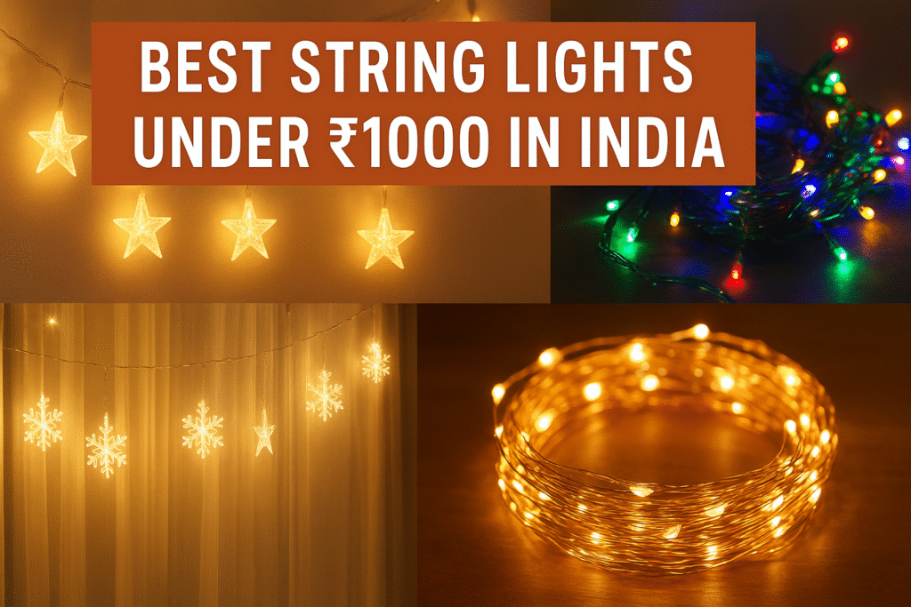 Best Under ₹1000 Decorative String Lights for Bedroom & Festive Decor