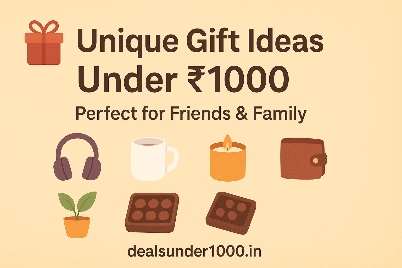 Unique Gift Ideas Under ₹1000 for Friends and Family – Affordable Amazon Gifts on DealsUnder1000.in